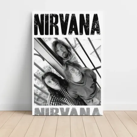 Nirvana – Band Photo Black and White Fine Art Music Poster