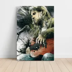 Nirvana – Guitar Painting Fine Art Music Poster