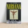 Nirvana – In Utero Live '94 Böblingen Sporthalle Fine Art Concert Poster