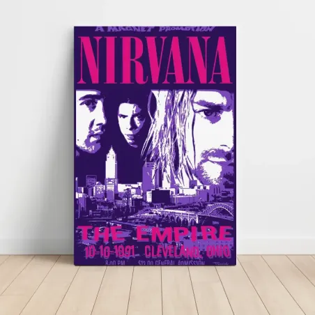 Nirvana – The Empire Cleveland 1991 Fine Art Concert Poster