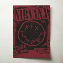 Nirvana – Warfield Theater San Francisco 1991 Fine Art Concert Poster