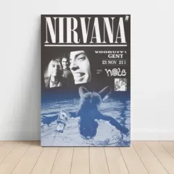 Nirvana and Hole – Vooruit Gent Fine Art Concert Poster