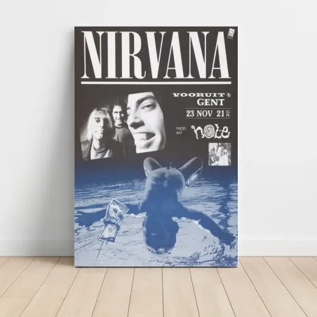 Nirvana and Hole – Vooruit Gent Fine Art Concert Poster