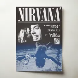 Nirvana and Hole – Vooruit Gent Fine Art Concert Poster