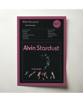 Alvin Stardust – The Untouchable Fine Art Album Poster