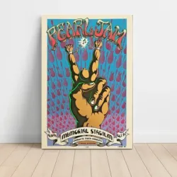 Pearl Jam – Memorial Stadium Charlotte Fine Art Concert Poster