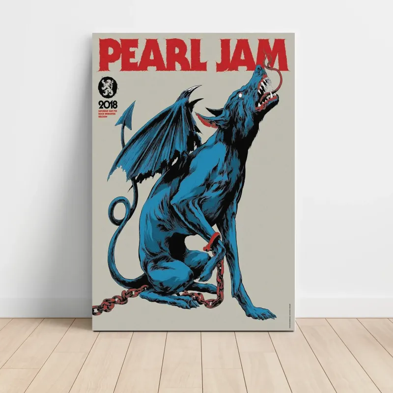 Pearl Jam – Rock Werchter Belgium 2018 Fine Art Concert Poster
