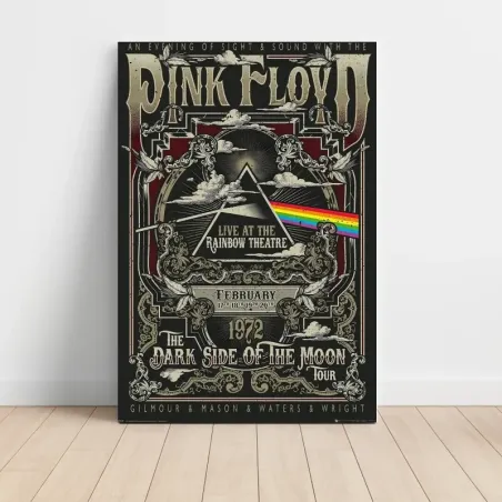 Pink Floyd – Dark Side Of The Moon Rainbow Theatre 1972 Fine Art Concert Poster