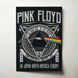 Pink Floyd – Dark Side Of The Moon Tour 1972-1973 Fine Art Concert Poster