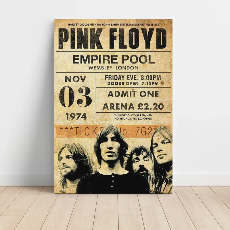 Pink Floyd – Empire Pool Wembley 1974 Fine Art Concert Poster