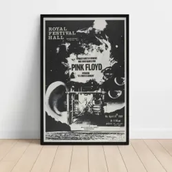 Pink Floyd – Royal Festival Hall 1969 Fine Art Concert Poster