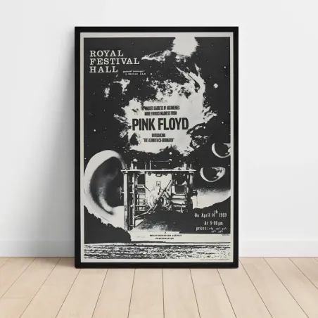 Pink Floyd – Royal Festival Hall 1969 Fine Art Concert Poster