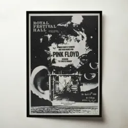 Pink Floyd – Royal Festival Hall 1969 Fine Art Concert Poster