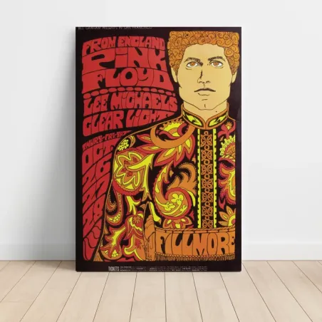 Pink Floyd and Lee Michaels – Fillmore Fine Art Concert Poster