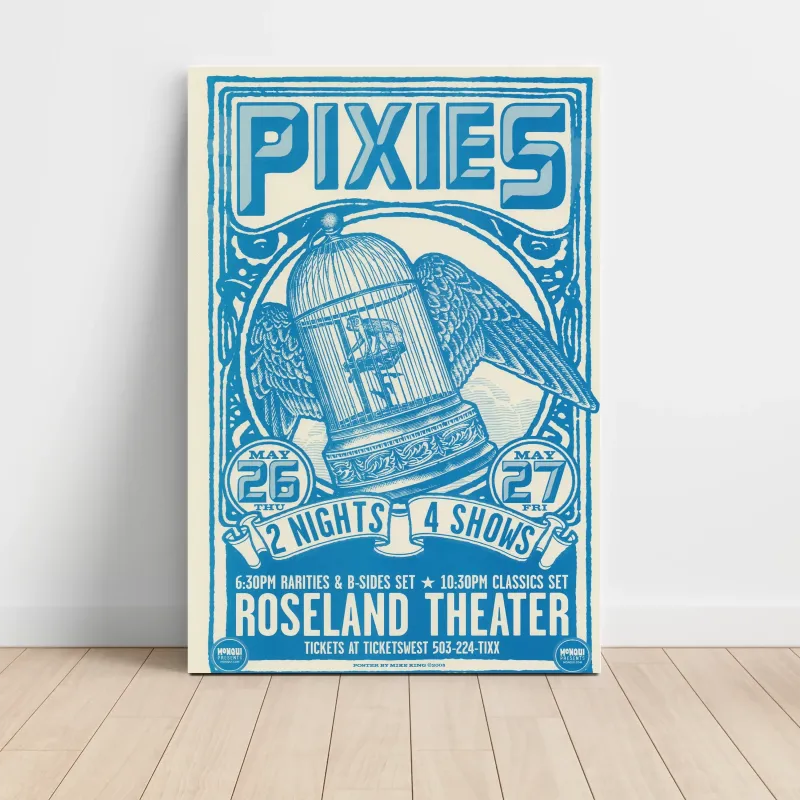 Pixies – Roseland Theater Fine Art Concert Poster
