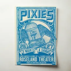 Pixies – Roseland Theater Fine Art Concert Poster