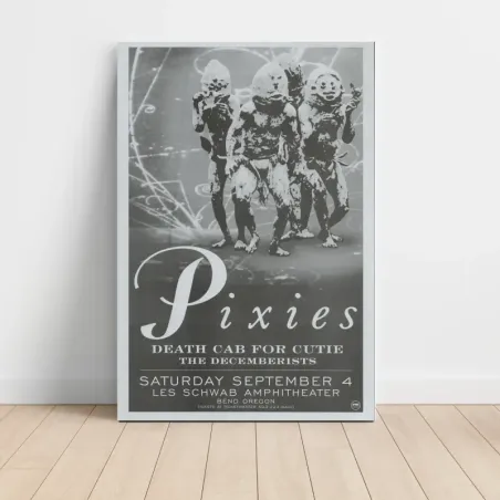 Pixies and Death Cab For Cutie – Les Schwab Amphitheater Bend Fine Art Concert Poster