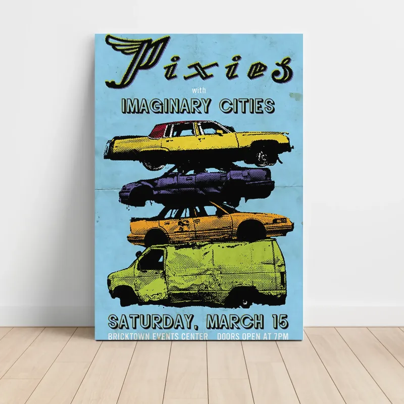 Pixies and Imaginary Cities – Bricktown Events Center Fine Art Concert Poster