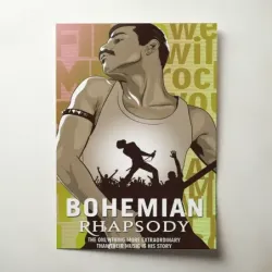 Queen – Bohemian Rhapsody Film Illustration Fine Art Music Poster