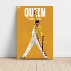 Queen – Freddie Mercury Illustrated Fine Art Music Poster