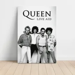 Queen – Live Aid Fine Art Music Poster