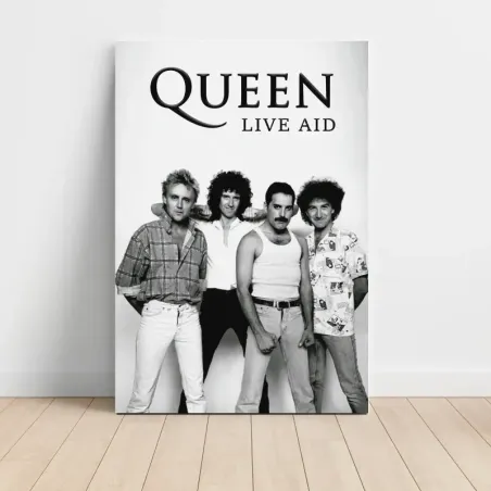 Queen – Live Aid Fine Art Music Poster