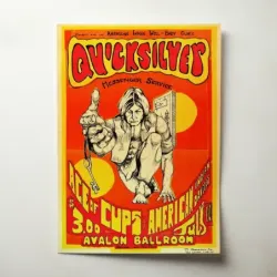 Quicksilver Messenger Service and Ace of Cups – Avalon Ballroom Fine Art Concert Poster