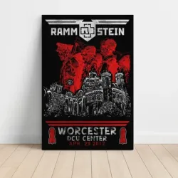 Rammstein – DCU Center Worcester 2012 Fine Art Concert Poster