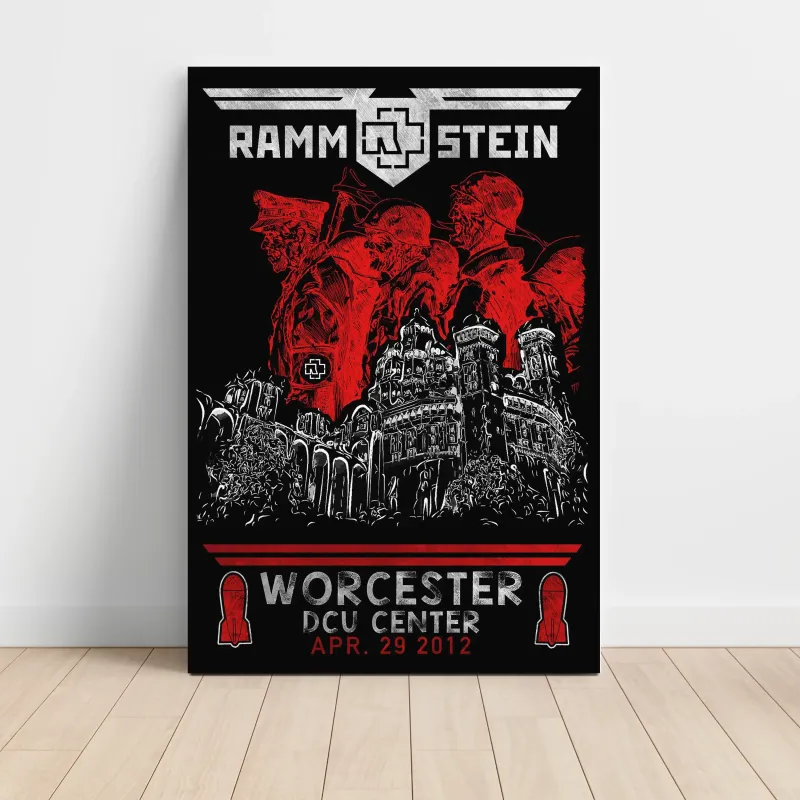 Rammstein – DCU Center Worcester 2012 Fine Art Concert Poster