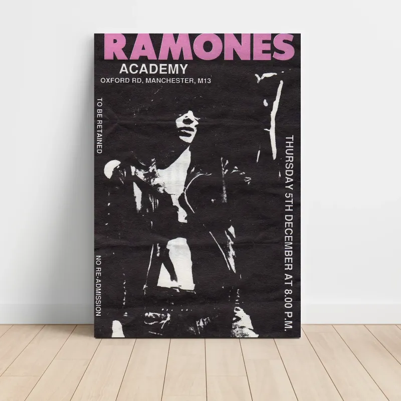Ramones – Academy Manchester Fine Art Concert Poster