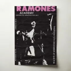 Ramones – Academy Manchester Fine Art Concert Poster