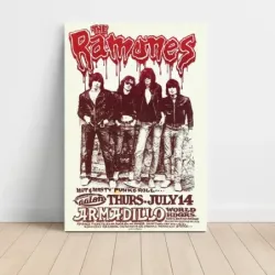 Ramones – Armadillo World Headquarters Austin Fine Art Concert Poster