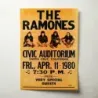 Ramones – Civic Auditorium Santa Cruz 1980 Fine Art Concert Poster