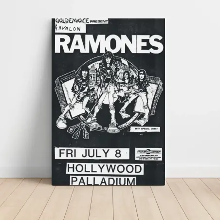 Ramones – Hollywood Palladium Fine Art Concert Poster