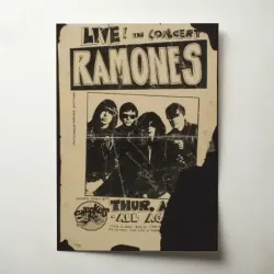 Ramones – Live In Concert Sneakers Fine Art Concert Poster