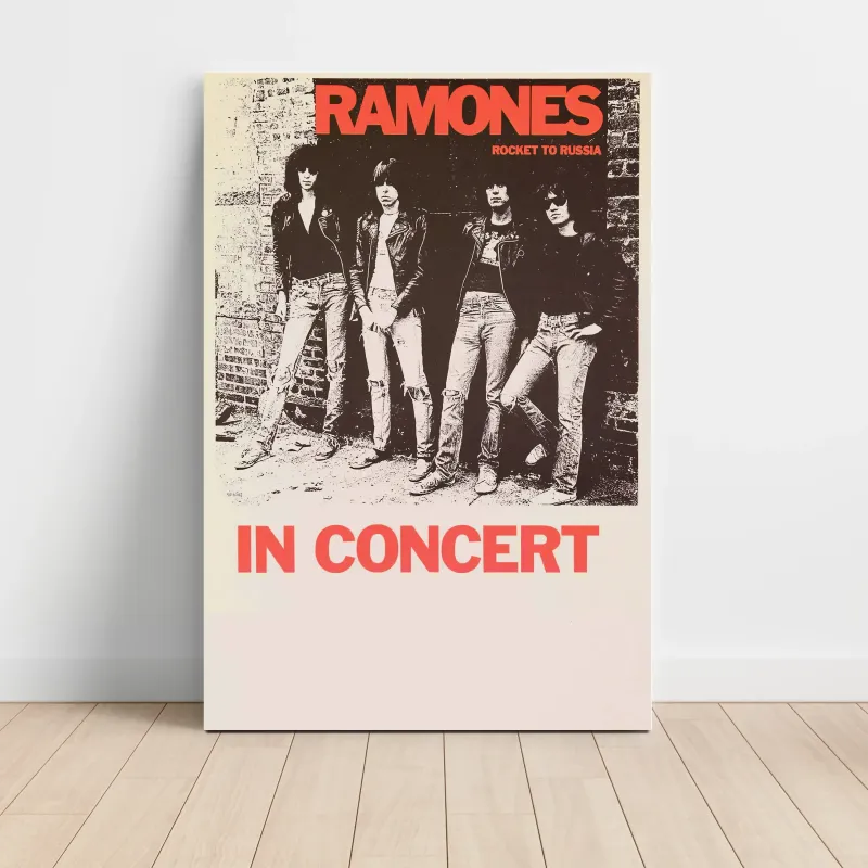 Ramones – Rocket To Russia In Concert Fine Art Concert Poster