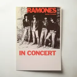 Ramones – Rocket To Russia In Concert Fine Art Concert Poster