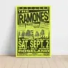 Ramones – Roseland Theater Wanted Fine Art Concert Poster