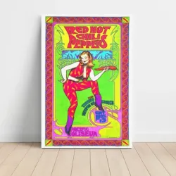 Red Hot Chili Peppers – Pacific Coliseum Fine Art Concert Poster