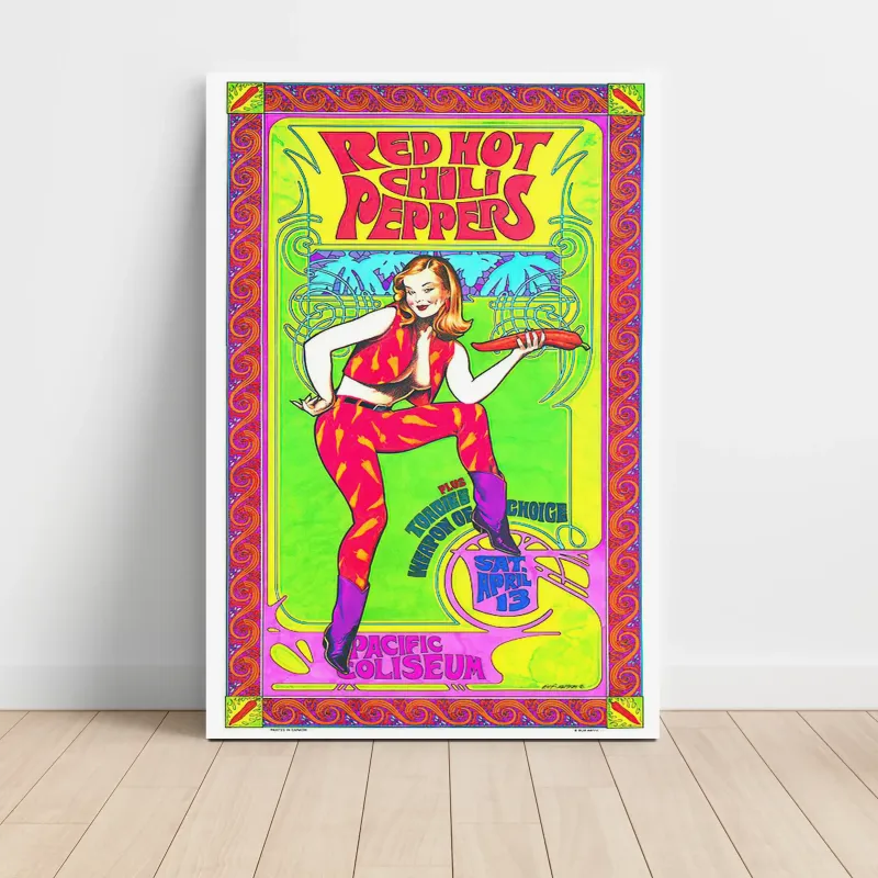 Red Hot Chili Peppers – Pacific Coliseum Fine Art Concert Poster