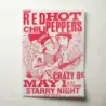Red Hot Chili Peppers and Crazy 8s – Starry Night Fine Art Concert Poster