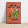 Red Hot Chili Peppers and Nirvana and Pearl Jam – Cow Palace 1991 Devil Fine Art Concert Poster