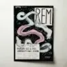 REM and The dBs – University Hall 1984 Fine Art Concert Poster
