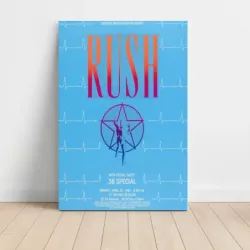 Rush and 38 Special – Ft Wayne Coliseum 1980 Fine Art Concert Poster
