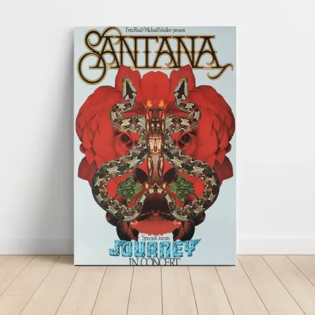 Santana and Journey – In Concert Fine Art Concert Poster