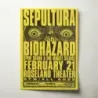 Sepultura and Biohazard – Roseland Theater Fine Art Concert Poster