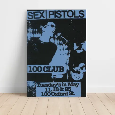 Sex Pistols – 100 Club Tuesdays In May Fine Art Concert Poster