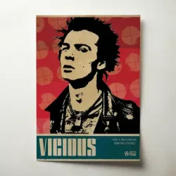 Sid Vicious – Vicious Giants Of Punk Fine Art Music Poster