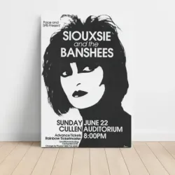 Siouxsie and The Banshees – Cullen Auditorium Fine Art Concert Poster