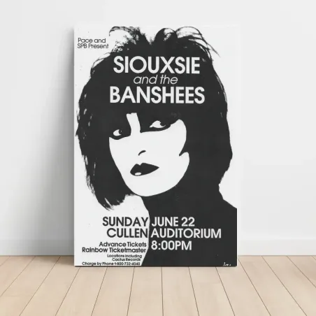 Siouxsie and The Banshees – Cullen Auditorium Fine Art Concert Poster